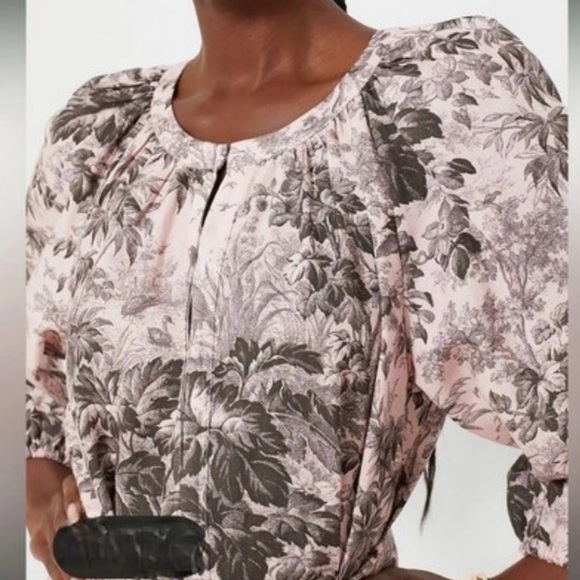 Tuckernuck Lilac Pink Pressed Powder Toile Lyles Dress - Picture 10 of 10